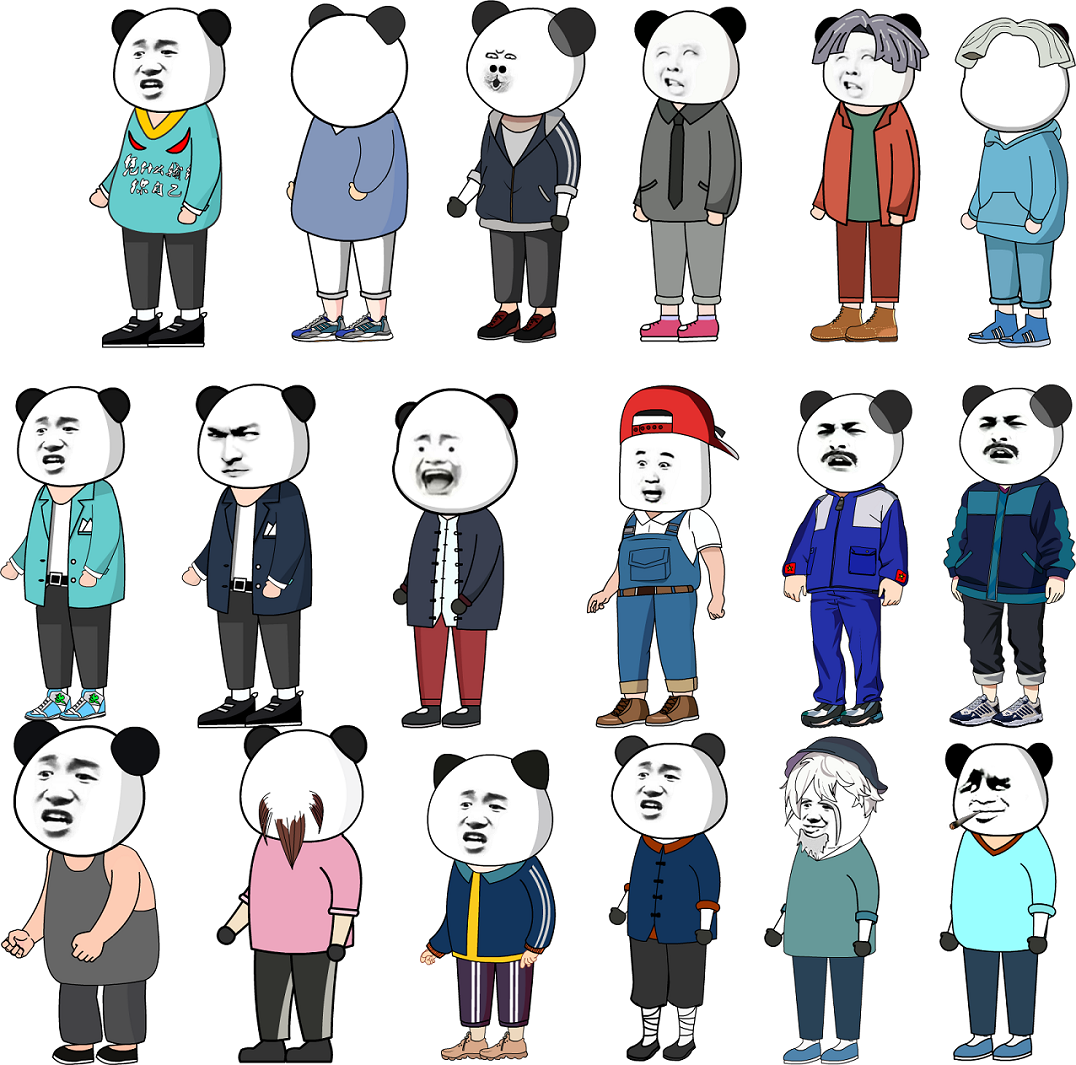 AN怀旧人物 18个8090少雕怀旧人物