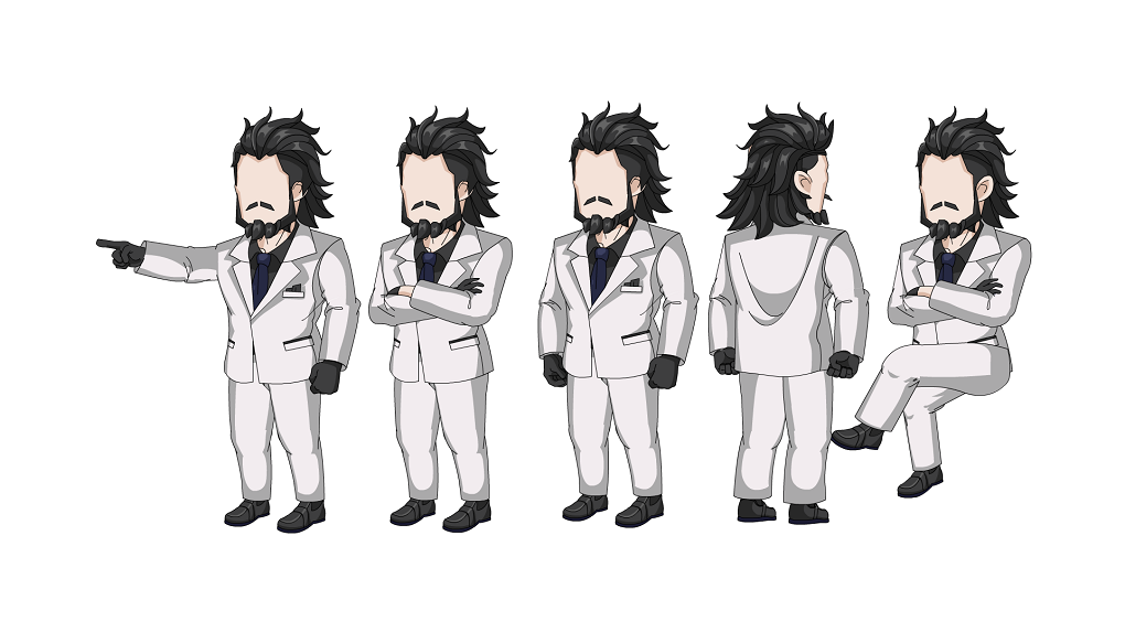 AN都市人物带万能动作 男人物286