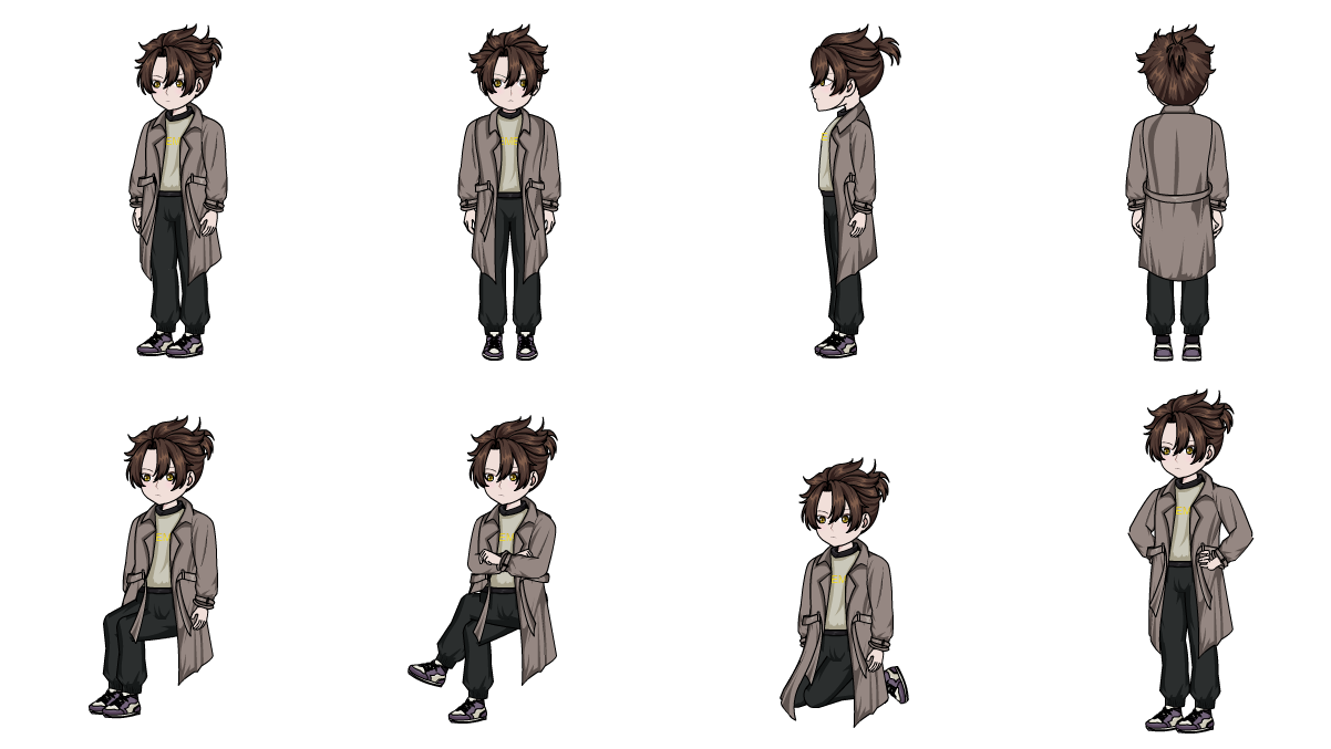 AN格式人物 棕发风衣少年