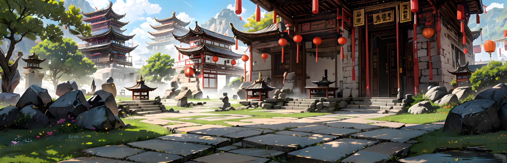 高清场景图片，园林庭院(13)