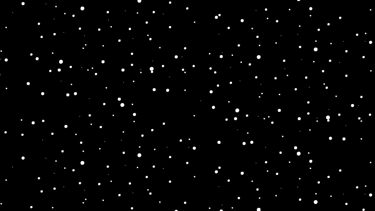 AN格式素材，下雪
