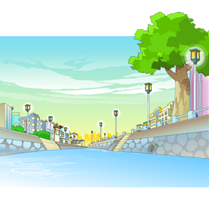 城市内的河流