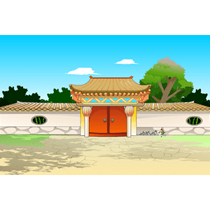 门前