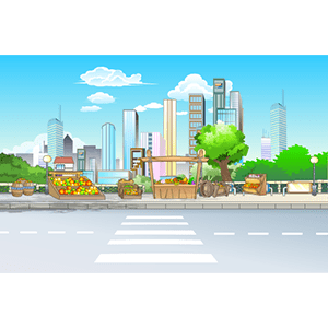 城市果摊