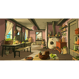 木屋 厨房