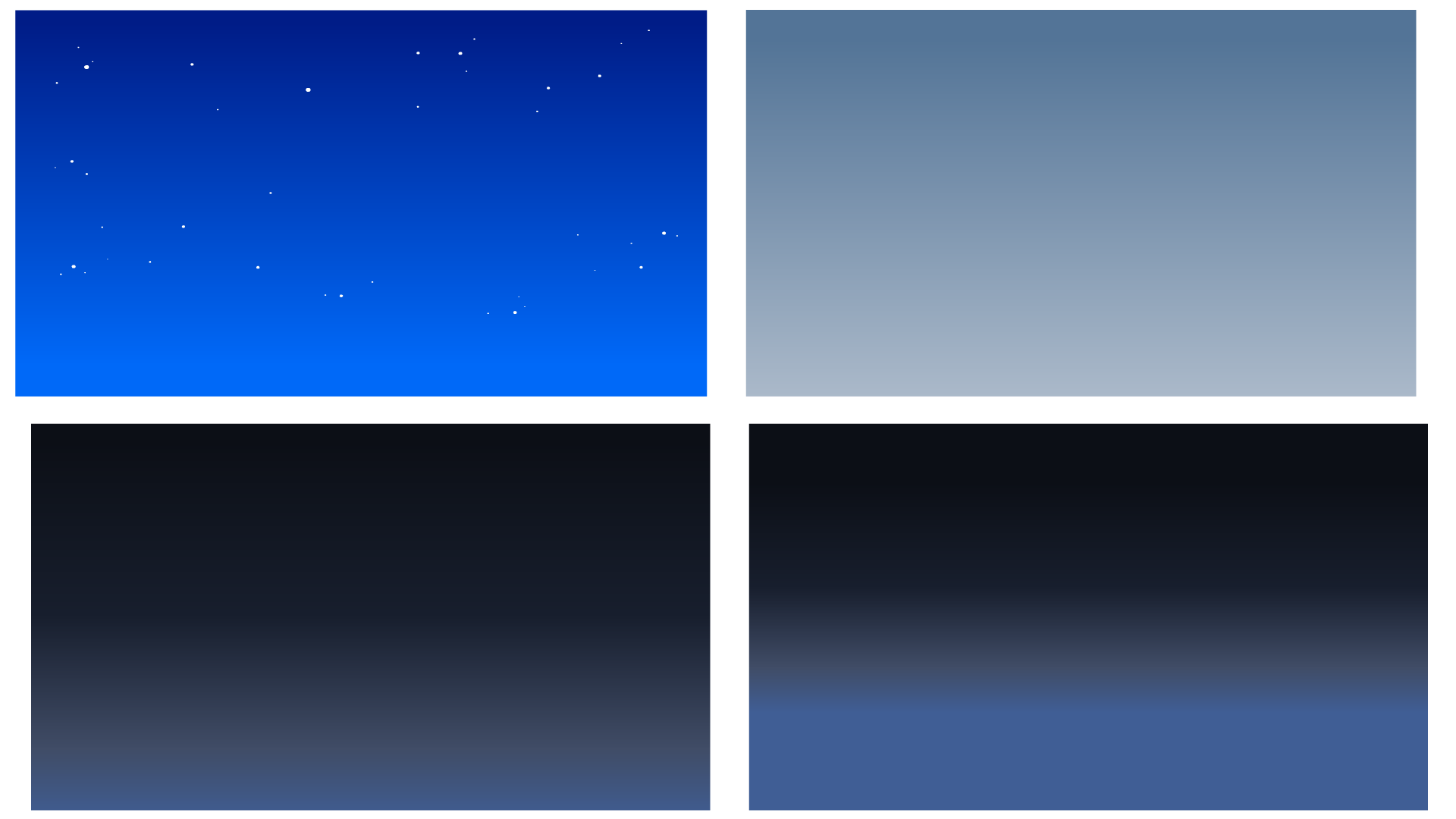 AN格式场景，天空-黑夜4种
