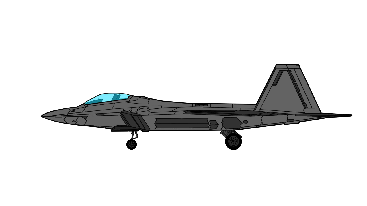 AN格式道具，F-22战斗机