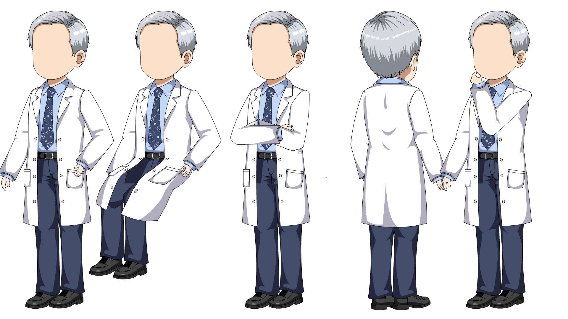 AN人物带万能动作，医生