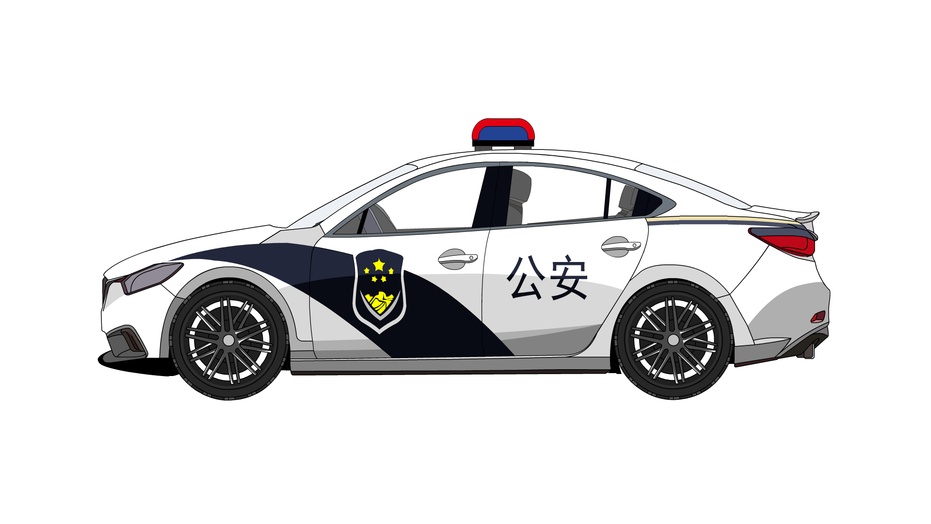 AN格式道具，警车