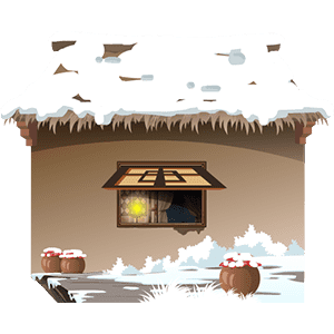 雪屋外景