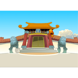 府邸门口